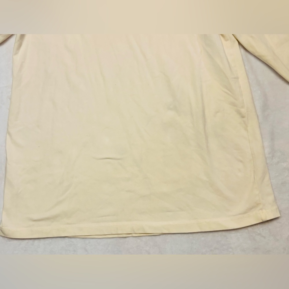 Maternity Soft Cream Long Sleeve Top EUC - Picture 6 of 6
